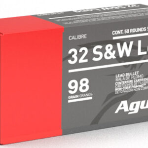 Aguila 1E322340   32S&W Long 98gr Lead Round Nose 50 Per Box/20 Case