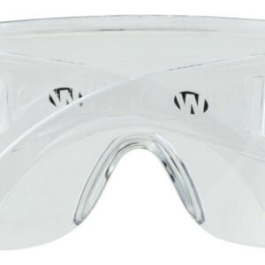 Walker's GWPFCSGLCLR Sport Glasses Full Coverage Adult Clear Lens Polycarbonate Clear Frame