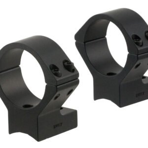 Talley 740734 Scope Mount/Ring Combo  Black Anodized 30mm Tube Weatherby Vanguard Medium Rings