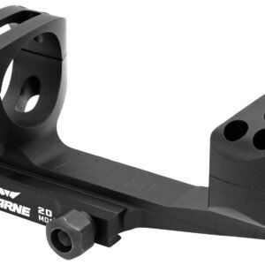 Warne LRSKEL30TW Skeletonized Scope Mount/Ring Combo Extended Black Anodized 30mm Tube MSR Ultra High Rings 20 MOA
