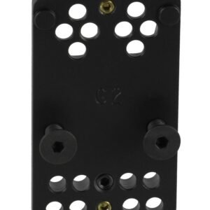 TruGlo TG8950G2 Optic Mount  Black Nitride Fortress Finish Steel, Compatible w/Glock MOS Except 42/43, Dovetail/RMR Pattern Footprint Mount