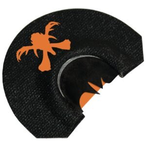 Primos 1245 Hook Hunter Curved Diaphragm Call Attracts Turkeys,  Three Latex Reeds, Includes Pin Box