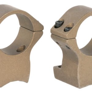 Browning 12533 X-Bolt Scope Mount System X-Lock Burnt Bronze Cerakote Aluminum 1" Tube, High Rings