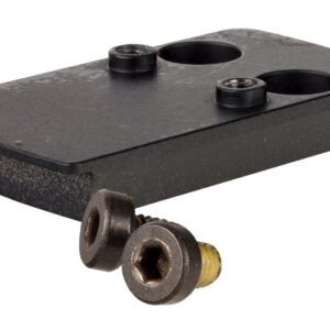 Trijicon AC32092 Adapter Plate  Matte Black Steel, Fits Springfield Hellcat OSP/S&W M&P Shield C.O.R.E, RMSc Footprint Mount
