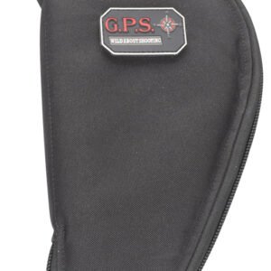 GPS Bags 855CPCB Contoured Discreet Case w/ Lockable Zippers & Black Finish for Compact & Subcompact 3" Barrel or Less