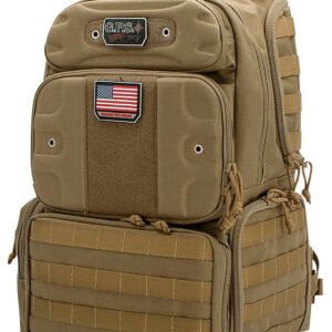 GPS Bags T1913BPT Tactical  Tan 1000D Polyester 4 Handguns