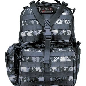 GPS Bags T1612BPG Tactical Backpack Gray Digital 1000D Nylon 3 Handguns