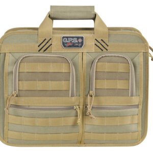 GPS Bags T1551BCT Tactical Operations Brief Case Tan 1000D Polyester 1 Handgun