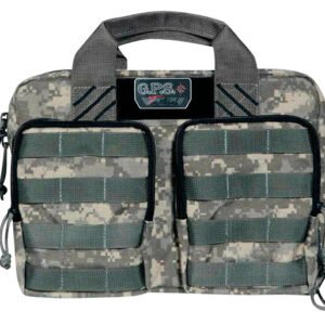 GPS Bags GPST1309PCD Tactical Quad +2 Fall Digital Camo 1000D Polyester with YKK Lockable Zippers, 8 Mag Pockets, 2 Ammo Front Pockets, Visual ID Storage System & Holds Up To 6 Handguns