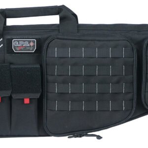 GPS Bags T35ARB Tactical AR Case 35" Black 1000D Nylon with Mag & Storage Pockets, Lockable Zippers, External Handgun Pocket & DuPont Teflon Coating