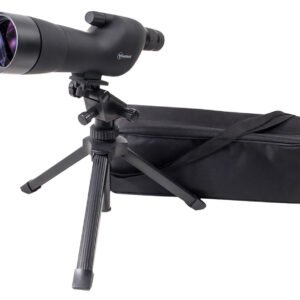 Firefield FF11018K Spotting Scope Kit 20-60x 60mm Black Rubber Armor Angled Body BaK-4 Roof Prism & Straight Eye Piece