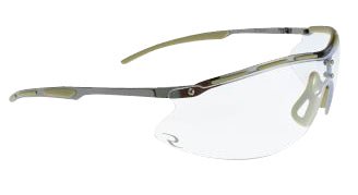 Radians CSB1011CS Bravo Glasses Adult Clear Lens Polycarbonate Black Frame
