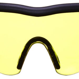 Allen 2379 Guardian Shooting Glasses Adult Yellow Lens Anti-Scratch Polycarbonate Black Frame