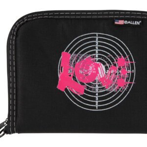 Girls With Guns 9075 Love  Black w/Pink Love Graphic Polyester Holds Handgun
