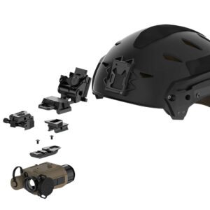 InfiRay Outdoor AC52 Micro-Pictail Helmet/Weapon Shoe Quick Detach Black Dovetail Mount