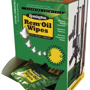 Remington Accessories 18471 Rem Oil  Cleans, Lubricates, Protects Single Pack Wipes 300 Per Box