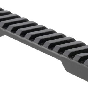Talley PSM258779 Fierce Rivalry Picatinny Rail  Black Anodized Short Action 20 MOA