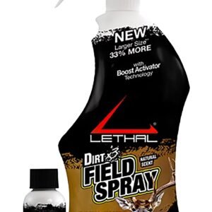 Lethal 9717E6731ZC6 Dirt Field Spray  Dirt Cover Scent/Eliminator 32 oz Trigger Spray