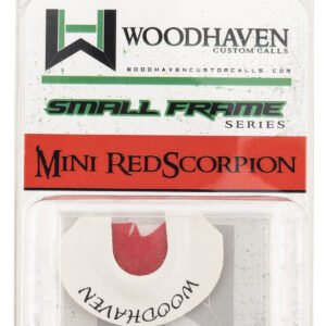 Woodhaven WH122 Red Scorpion  Diaphragm Call Triple Reed Attracts Turkey White