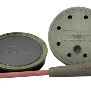 ZINK ZNKZNK303 Thunder Ridge  Friction Call Turkey Sounds Green/Purple Wood/Slate
