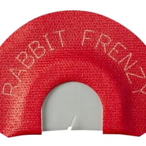 Johnny Stewart Wildlife Calls JSDIA6 Rabbit Frenzy  Diaphragm Call Double Reed Rabbit Sounds Attracts Predator Species Red 45 Degree Cut