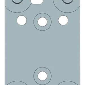 Beretta USA EUS03051 90/92  Silver, Fits Beretta 90/92, RDO Leupold Pattern Footprint Mount