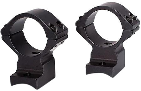 Talley 94X719 Scope Mount/Ring Combo  Black Anodized Aluminum 1" Tube, Savage (8-40) Round Receiver w/Accutrigger, Medium Rings