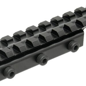 Leapers MNTPMTOWLA Picatinny Adapter Mount  Matte Black Anodized Aluminum Dovetail Mount