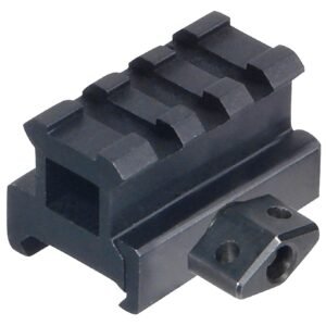 Leapers MNTRS08S3 Picatinny Riser  Matte Black Anodized Aluminum Picatinny/Weaver Mount