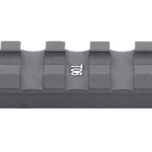 Leapers MTU030T22 Optic Mount  Matte Black Anodized Aluminum Aluminum