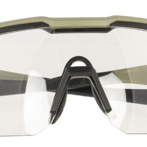 Radians XFPZ4511C  Safety Glasses Clear Lens Oversized Tan Frame