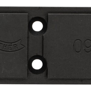 Walther Arms 5136208 Optic Plate  Black Steel Fits Walther PDP 2.0