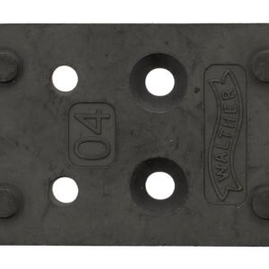 Walther Arms 5136212 Optic Plate  Black Steel Fits Walther PDP 2.0