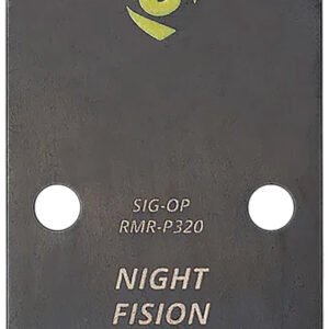 Night Fision SIGOPRMRP320 Black Stainless Steel Fits  Trijicon RMR, Holosun 507C Compatible w/ Sig Sauer Pro Cut