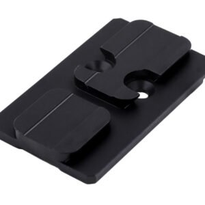XS Sights GLOM001SM1ACRO Glock MOS Optic Plate  ACRO Footprint Black Nitride Steel