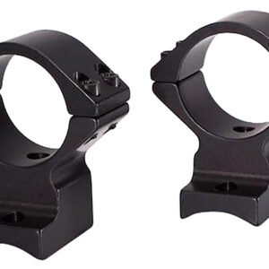 Talley 94X725 Scope Mount/Ring Combo  Extended Black Anodized 1" Tube Savage Round Receiver with AccuTrigger (110 Series/A17/A22) Medium Rings