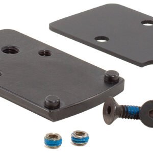 Trijicon AC32012 RMR/SRO Mount Black Steel, Compatible w/Glock Except MOS