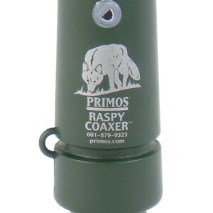 Primos PS323 Raspy Coaxer  Open Call Rabbit/Rodent Sounds Attracts Predators Green Plastic