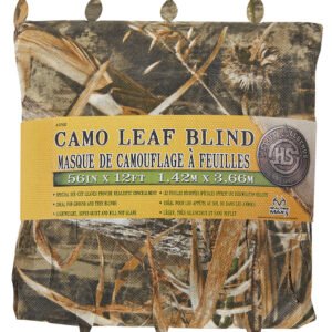 Hunters Specialties 07592 Camo Leaf Blind  Realtree Max-5 Spun-Bonded Polyester 56"H x 12'L